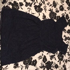 FOREVER21 navy lace dress